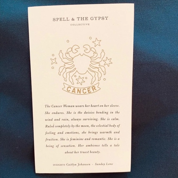 Spell Stargazer Zodiac Necklace Cancer - Picture 5 of 7